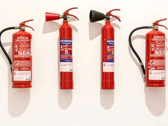 Types of fire extinguishers